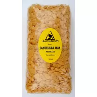 Candelilla wax flakes organic vegan beads pastilles prime 100% pure 16 oz, 1 lb