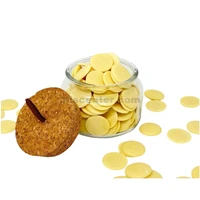 Cocoa / cacao butter wafers organic unrefined raw fresh pure natural 2 oz