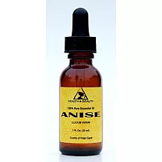 Anís aceite esencial aromaterapia natural 100% puro gotero de vidrio 1 oz, 30 ml