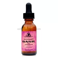 Albahaca aceite esencial aromaterapia linalol gotero de vidrio 100% puro 1 oz, 30 ml