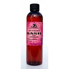 Basil essential oil linalool aromatherapy natural 100% pure 4 oz