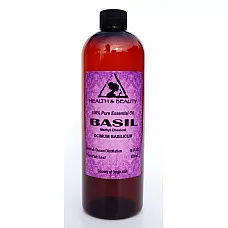 Basil essential oil methyl chavicol aromatherapy natural 100% pure 16 oz