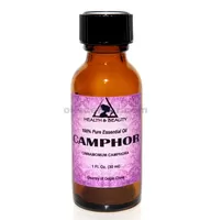 Aceite esencial de alcanfor aromaterapia 100% puro botella de vidrio natural 1.0 oz, 30 ml