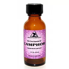 Aceite esencial de alcanfor aromaterapia 100% puro botella de vidrio natural 1.0 oz, 30 ml