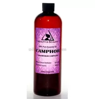Alcanfor aceite esencial aromaterapia 100% puro natural 16 oz