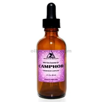 Camphor aromathérapie huile essentielle 100% pure verre naturel goutte 2,0 59 ml