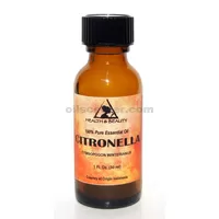 Citronella essential oil aromatherapy 100% pure natural glass bottle 1 oz, 30 ml