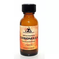 Citronella essential oil aromatherapy 100% pure natural glass bottle 1 oz, 30 ml