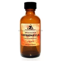 Citronella essential oil aromatherapy 100% pure natural glass bottle 2 oz, 59 ml