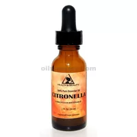 Citronnelle aromathérapie huile essentielle 100% pur compte-gouttes en verre naturel 1 oz 30 ml