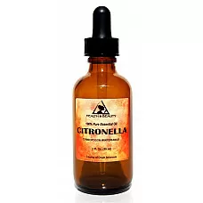 Citronella essential oil aromatherapy 100% pure natural glass dropper 2 oz 59 ml
