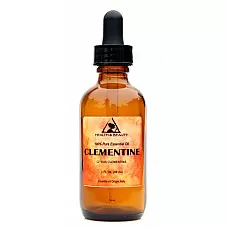 Clementina aceite esencial aromaterapia natural 100% puro gotero de vidrio 2 oz 59 ml