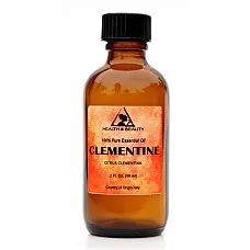 Aceite esencial de clementina aromaterapia natural 100% botella de vidrio puro 2 oz, 59 ml