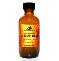 Clove bud essential oil aromatherapy 100% pure natural glass bott 2.0 oz, 59 ml