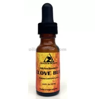 Clove bud essential oil aromatherapy 100% pure natural glass dropper 0.5 oz 15ml