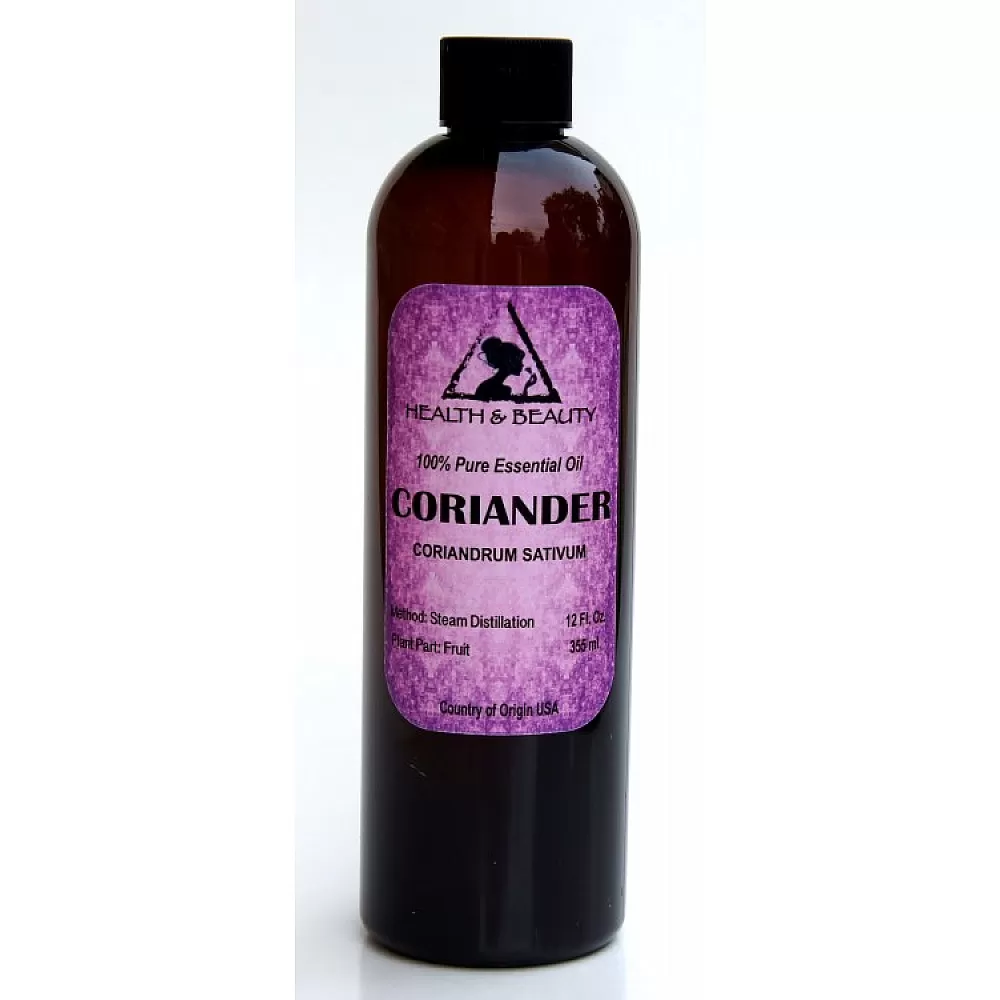 Aceite esencial de cilantro aromaterapia 100% puro natural 12 oz