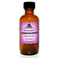 Huile essentielle de Coriandre aromathérapie 100% pur bouteille en verre naturel 2oz 59 ml