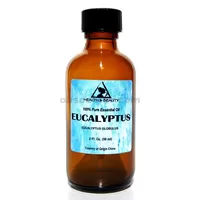Eucalyptus essential oil aromatherapy 100% pure natural glass bott 2.0 oz, 59 ml