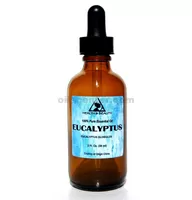 Eucalyptus essential oil aromatherapy 100% pure natural glass dropp 2.0 oz 59 ml