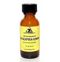 Eucalyptus citronné d'aromathérapie huile essentielle 100% pur bouteille verre naturel 1 oz