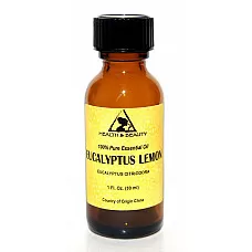 Eucalyptus lemon essential oil aromatherapy 100% pure natural glass bottle 1 oz