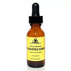 Eucalyptus lemon essential oil aromatherapy 100% pure natural glass dropp 1.0 oz