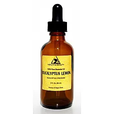 Eucalyptus lemon essential oil aromatherapy 100% pure natural glass dropp 2.0 oz
