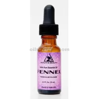 Aceite esencial de hinojo aromaterapia natural gotero de vidrio 100% puro 0.5 oz, 15 ml
