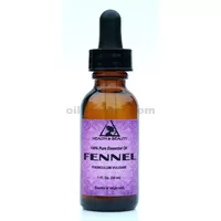 Aceite esencial de hinojo aromaterapia natural gotero de vidrio 100% puro 1 oz, 30 ml