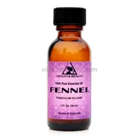Aceite esencial de hinojo aromaterapia natural botella de vidrio 100% puro 1 oz, 30 ml