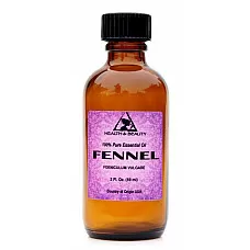 Aceite esencial de hinojo aromaterapia natural 100% botella de vidrio puro 2 oz, 59 ml