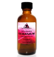 Geranium essential oil aromatherapy 100% pure natural glass bottle 2.0 oz 59 ml