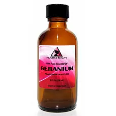 Aceite esencial de geranio aromaterapia 100% puro botella de vidrio natural 2.0 oz 59 ml