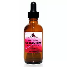 Aceite esencial de geranio aromaterapia 100% puro gotero de vidrio natural 2.0 oz 59 ml