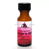 Aceite esencial de geranio rosa aromaterapia 100% puro vidrio natural 0,5 oz 15ml