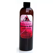 Aceite esencial de rosa de geranio aromaterapia 100% puro natural 12 oz