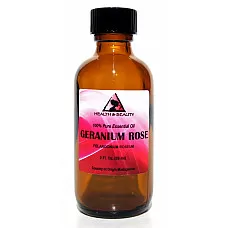 Aceite esencial de geranio rosa aromaterapia 100% puro vidrio natural 2.0 oz 59ml