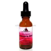 Aceite esencial de rosa de geranio aromaterapia 100% puro gotero natural 1.0 oz 30ml