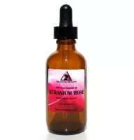 Geranium rose essential oil aromatherapy 100% pure natural dropper 2.0 oz 59ml