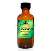 Ginger essential oil aromatherapy 100% pure natural glass bottle 2.0 oz, 59 ml
