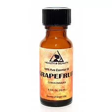 Grapefruit essential oil aromatherapy 100% pure natural glass bott 0.5 oz, 15 ml