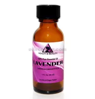 Aceite esencial de lavanda aromaterapia 100% puro botella de vidrio natural 1.0 oz, 30 ml