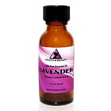 Aceite esencial de lavanda aromaterapia 100% puro botella de vidrio natural 1.0 oz, 30 ml