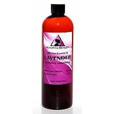 Aceite esencial de lavanda aromaterapia 100% puro natural 16 oz