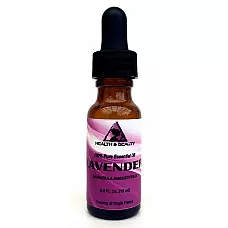 Aceite esencial de lavanda aromaterapia 100% puro gotero de vidrio natural 0.5 oz 15 ml