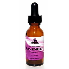 Aceite esencial de lavanda aromaterapia 100% puro gotero de vidrio natural 1 oz, 30 ml