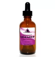 Lavender essential oil aromatherapy 100% pure natural glass dropper 2 oz, 59 ml