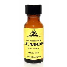 Aceite esencial de limón aromaterapia 100% puro botella de vidrio natural 0.5 oz, 15 ml