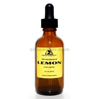 Huile essentielle de citron aromathérapie 100% pur compte-gouttes en verre naturel 2,0 59 ml