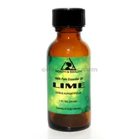 Aceite esencial de lima aromaterapia 100% puro botella de vidrio natural 1.0 oz, 30 ml
